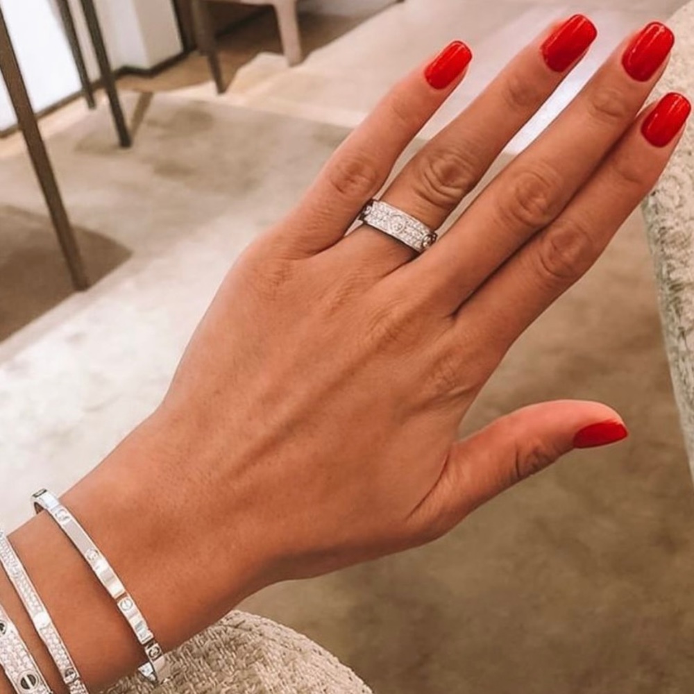 CARTIER LOVE DIAMOND RING - Picture 2 of 4